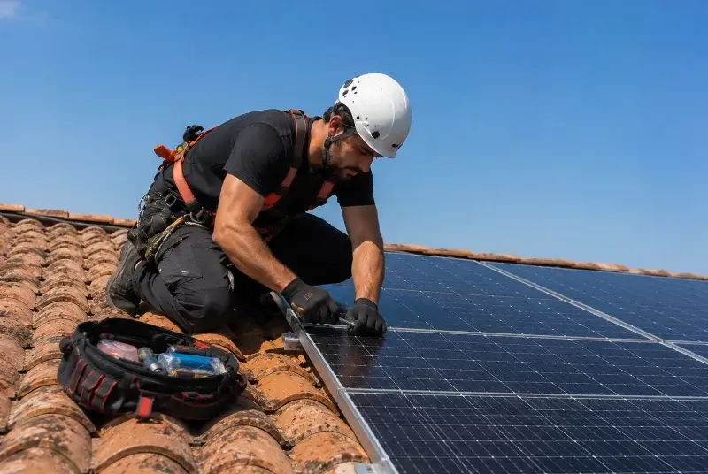 Maintenance et monitoring de panneaux solaires à Baugé-en-Anjou